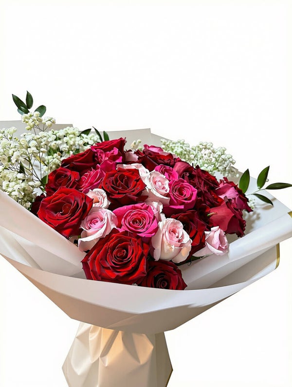 Fifty Shades of Romance – 50 Rose Bouquet