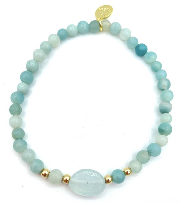 Morganiet met amazoniet