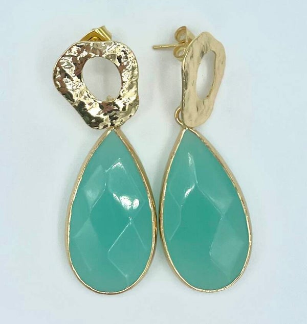 Turquoise glassteen