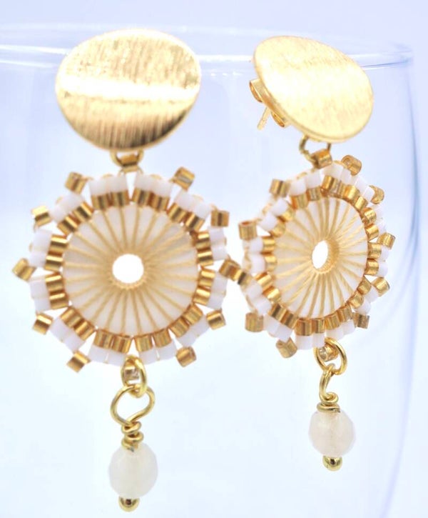 Witte boho mini