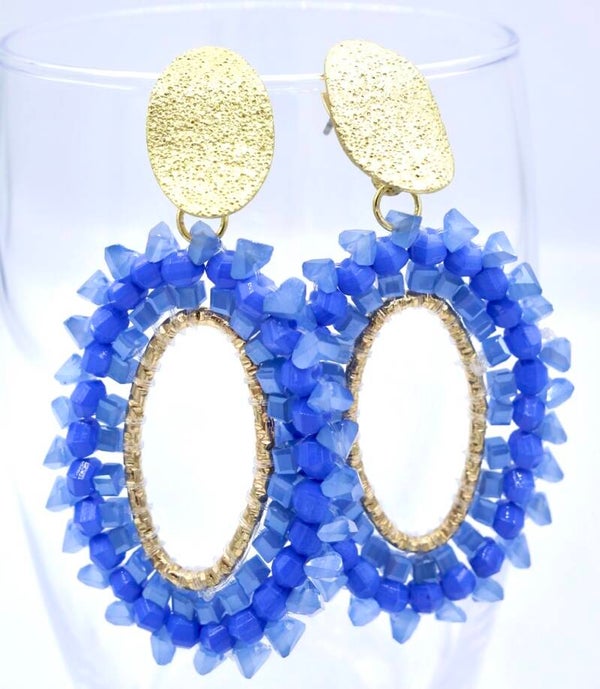 blauwe hoops