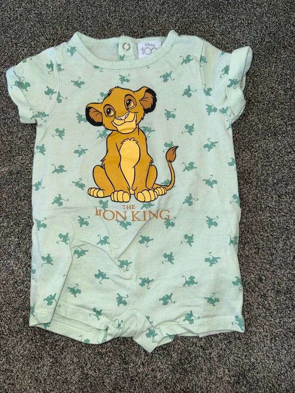 Mintgrüner Sommerstrampler Simba Gr. 68 Disney
