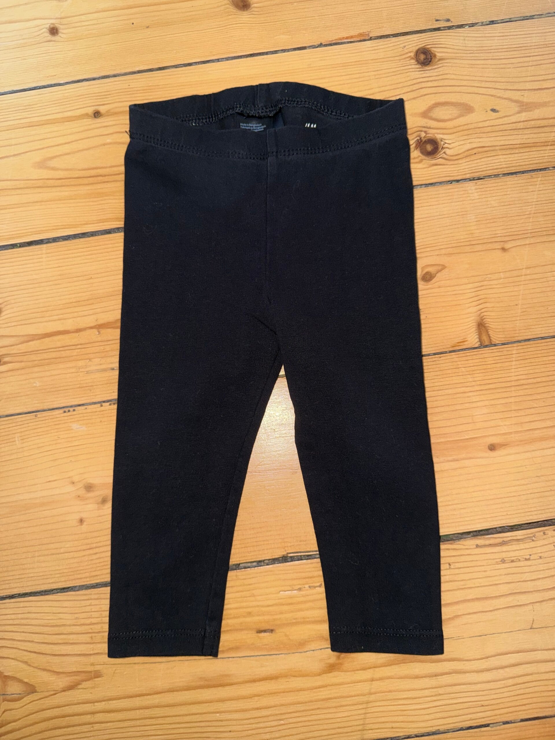Schwarze Leggings Gr. 74 H&M