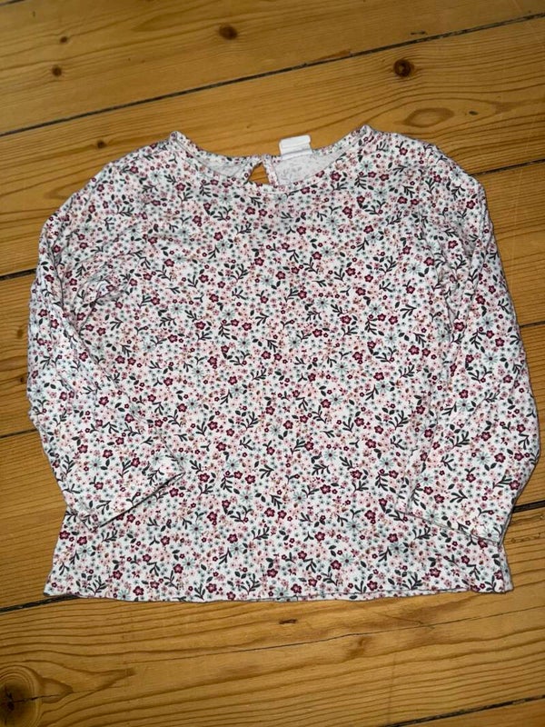 Blümchen Langarmshirt Gr. 92 H&M