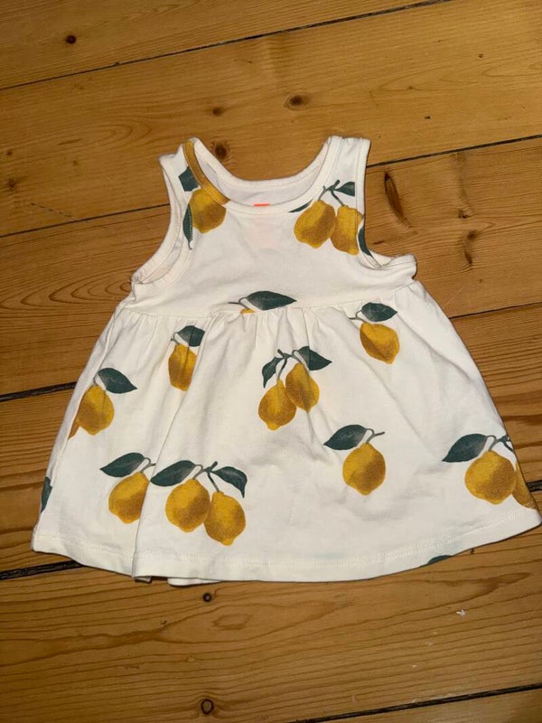 Beiges Zitrone Kleid Gr. 62 Hema