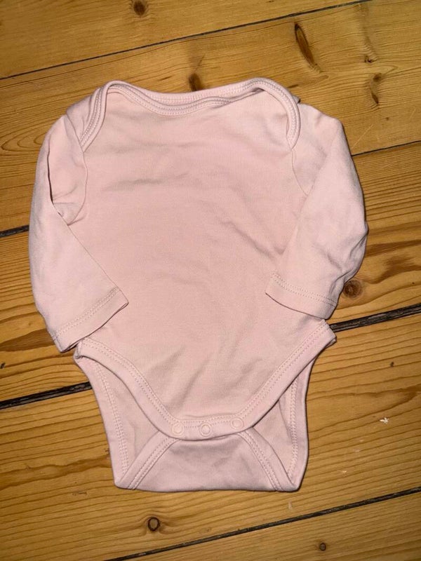 Rosa Langarmbody Gr. 56 C&A