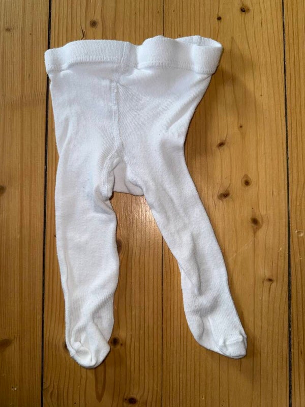 Weiße Strumpfhose Gr. 56 Pusblu