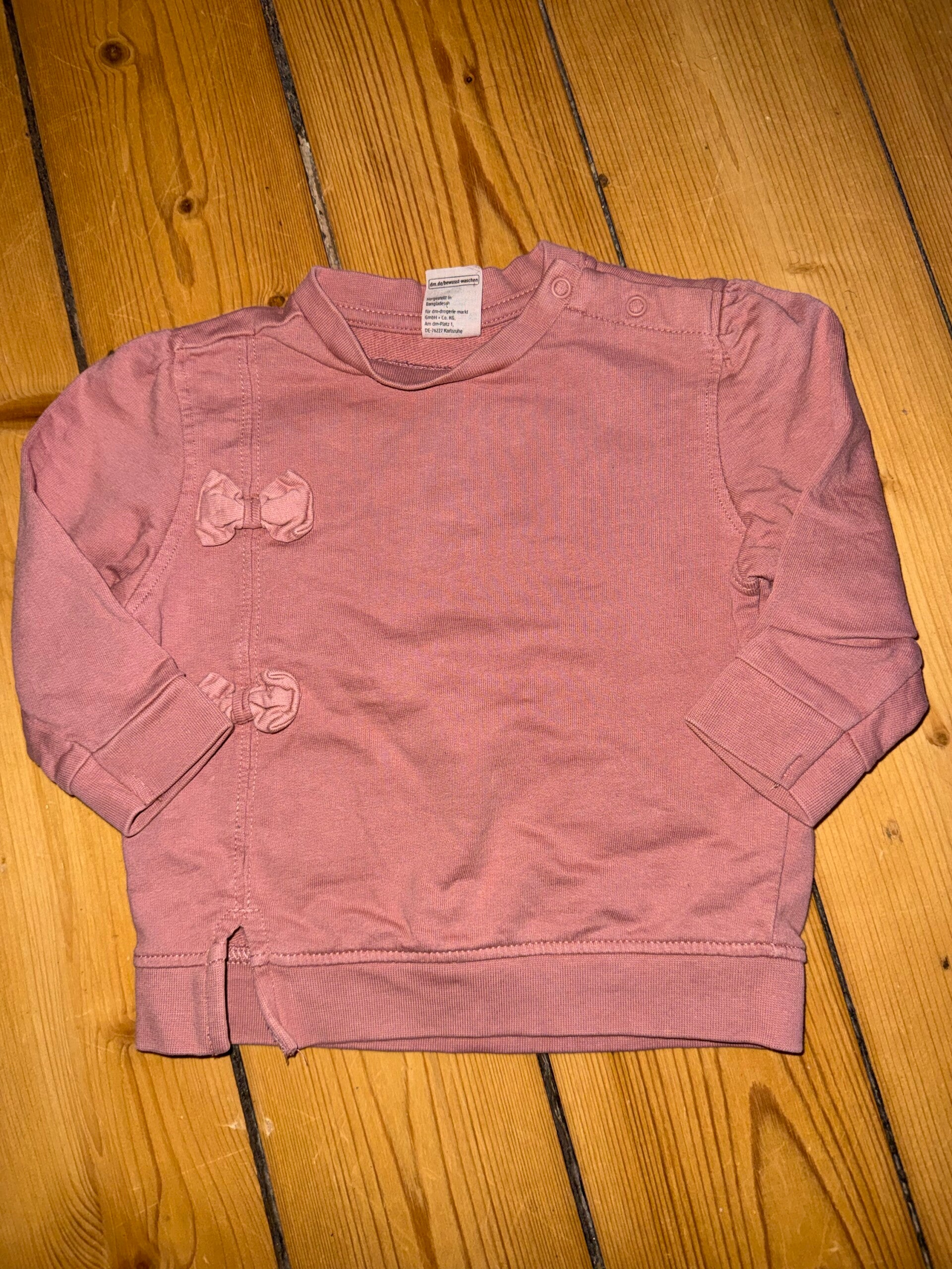 Pinker Pullover Gr. 80 Alana