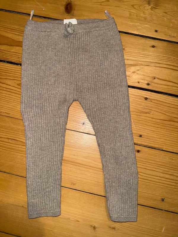 Beige Strickhose Gr. 80 C&A