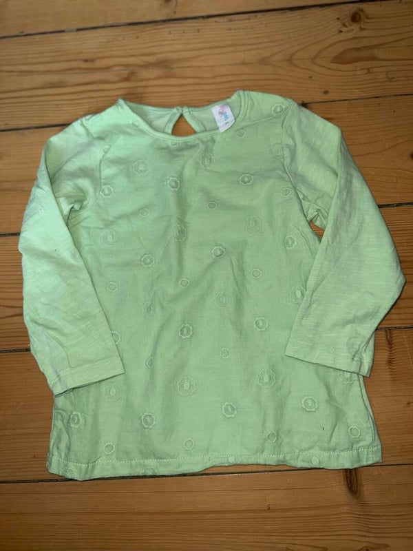 Grünes Langarmshirt Gr. 92 Topomini