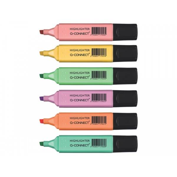 EVIDENZIATORE -  Q-Connect Pastel  1,5-2 mm