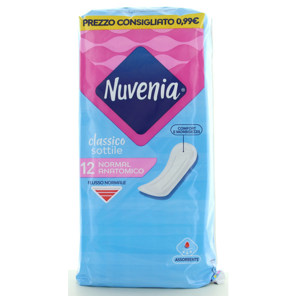 ASSORBENTI - NUVENIA SOTTILE CLASSICO NORMAL ANATOMICO 12 PZ