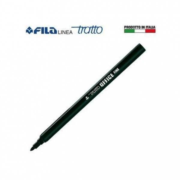 MARCATORI - TRATTO Office punta conica 0,7 mm nero
