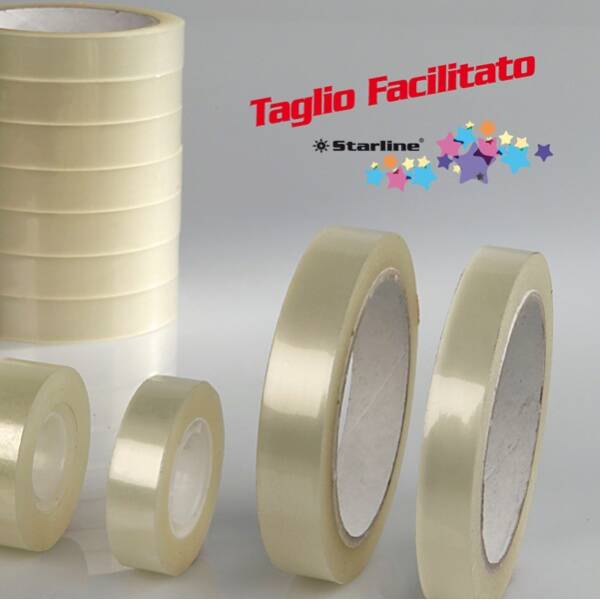 NASTRO ADESIVO -  STARLINE trasparente (15mmx33mt)
