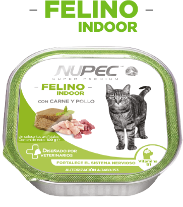Nupec Alimento Humedo Feline Indoor Lata 100 g