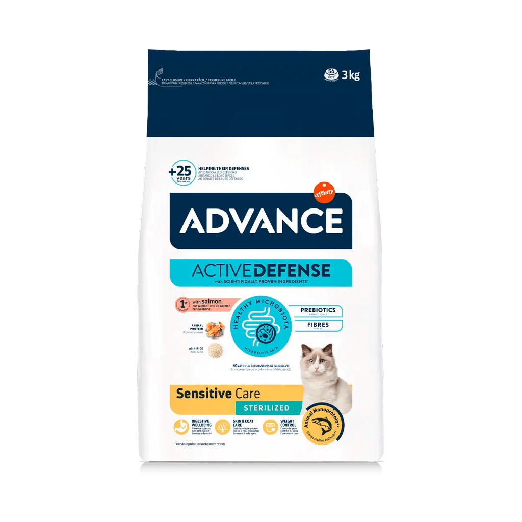 Advance Sterilized Salmon Sensitive para gato