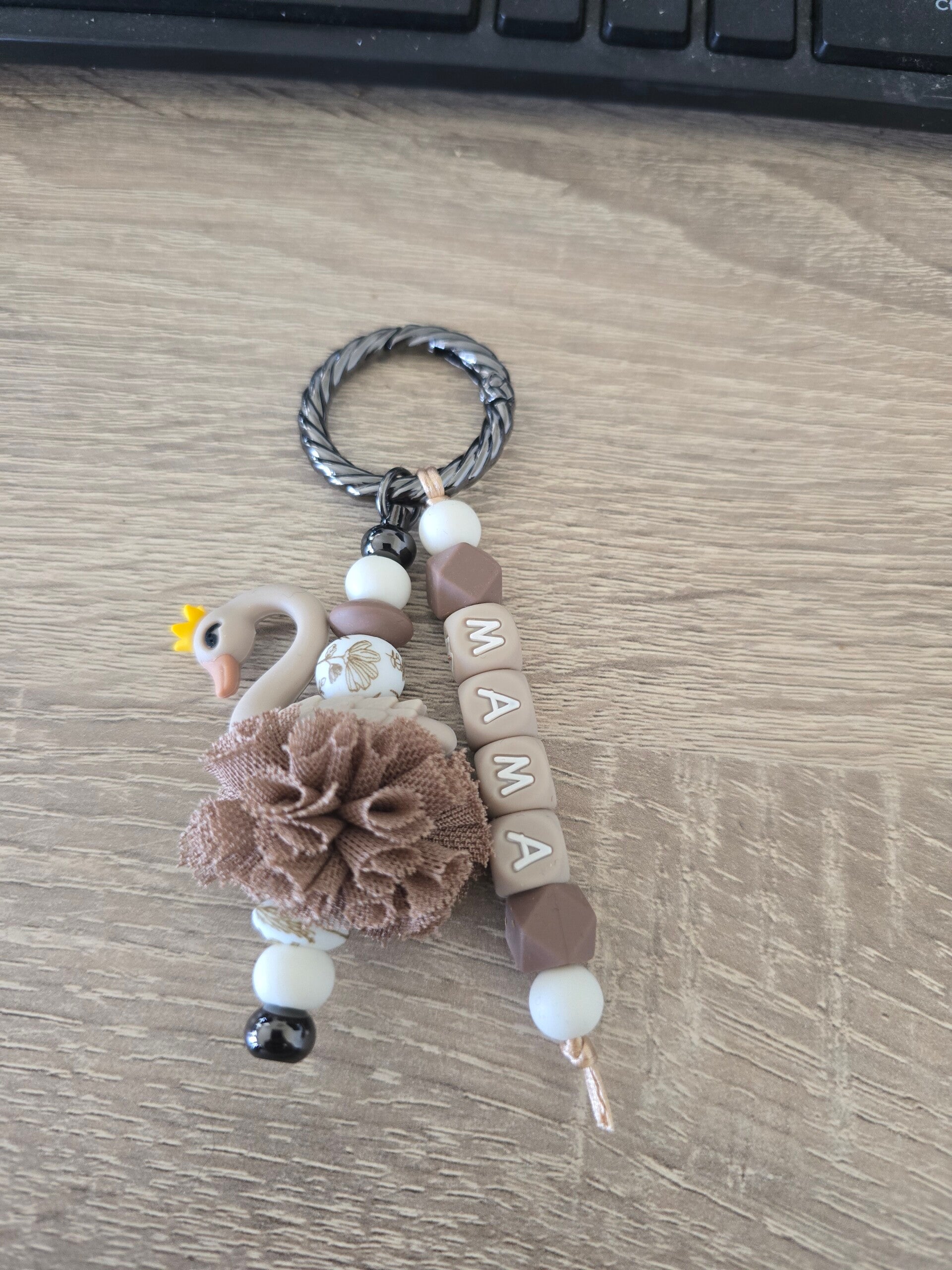Tassenhanger mama taupe