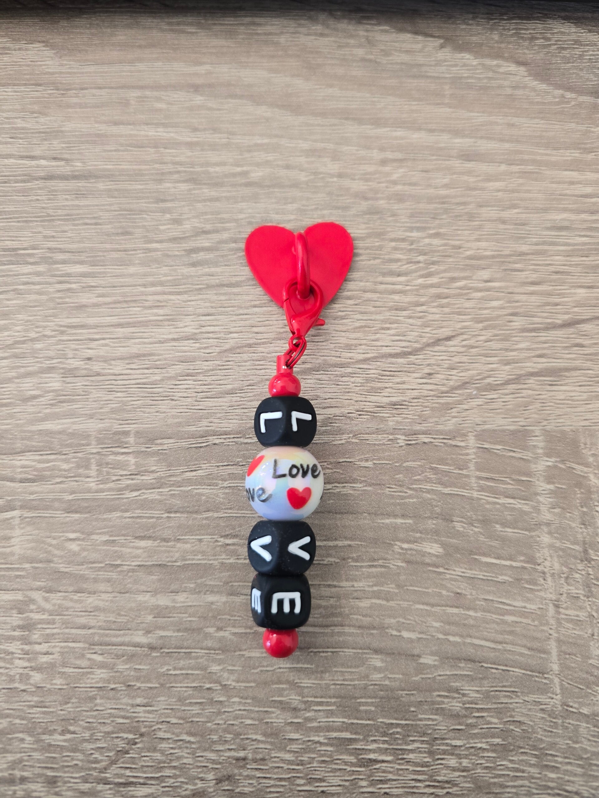 Telefoonhanger love rood