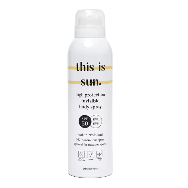 This is sun: invisible body spray SPF50 (150ml)