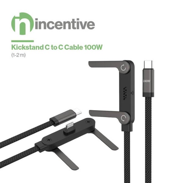 Kickstand C to C cable 100W
