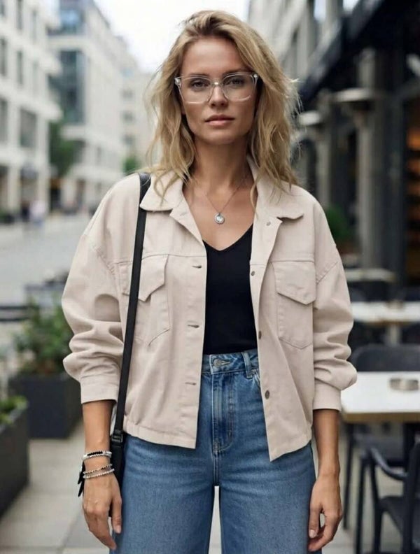 Blouson effet velour