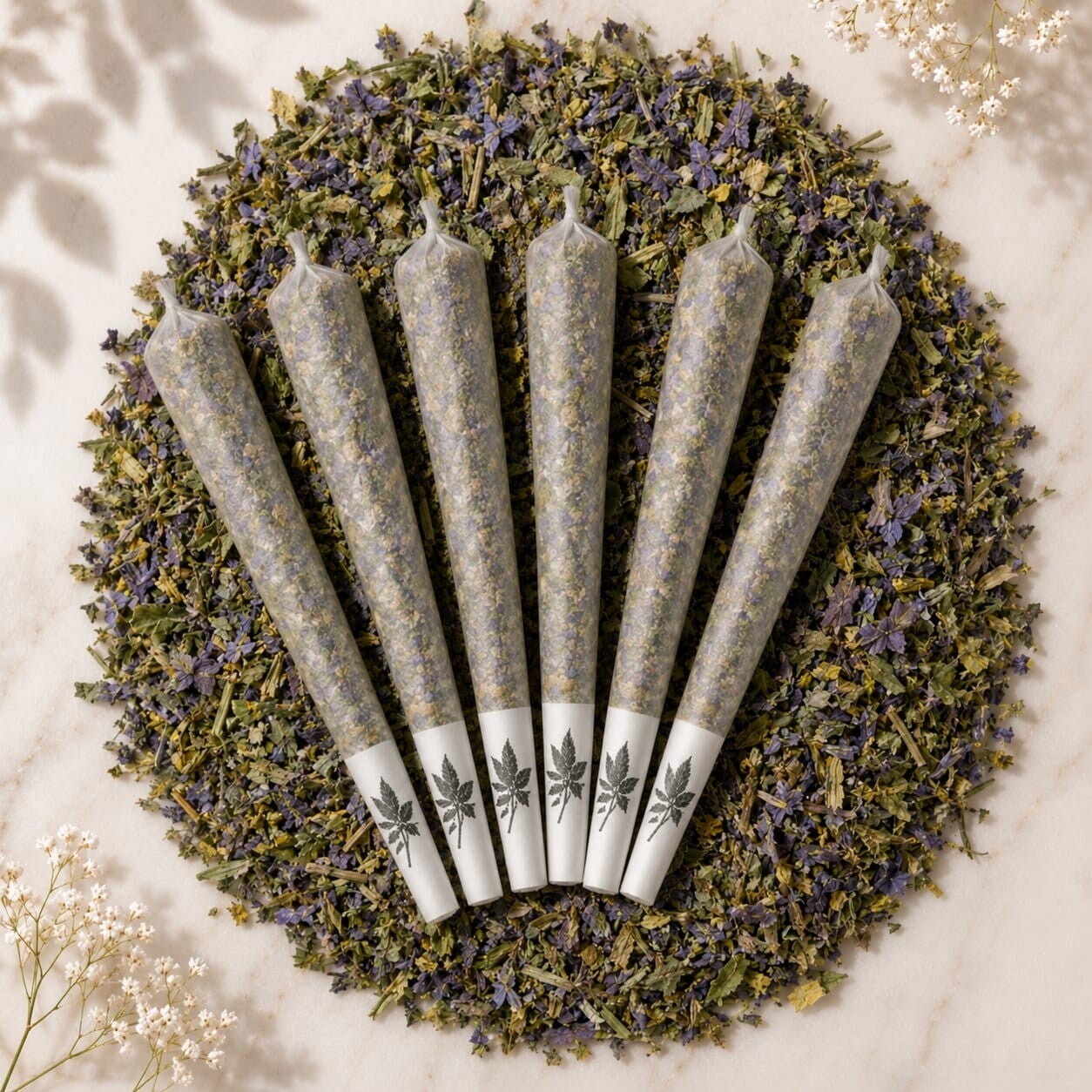 Lovely Lotus – Deep Calm Smoke Voorgedraaid 6 stuks