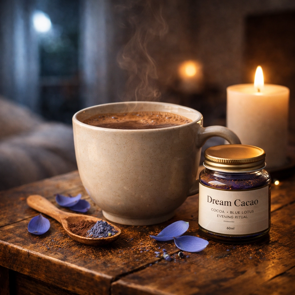 Lovely Dream Cacao – met blauwe lotus
