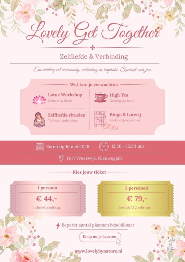 Lovely Get Together Event ( 1 persoon)
