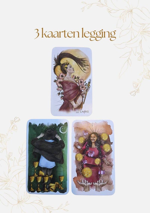 3 kaarten legging (PDF) Bundel van 5 stuks