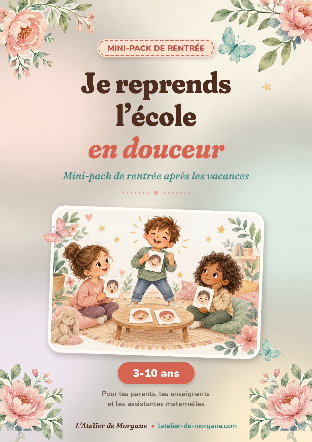 Je reprends l'école en douceur – Mini-pack de rentrée (3-10 ans) -Licence Pro