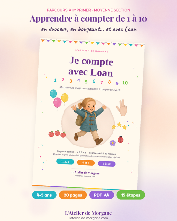 Je compte avec Loan – Apprendre à compter de 1 à 10 -Licence Pro