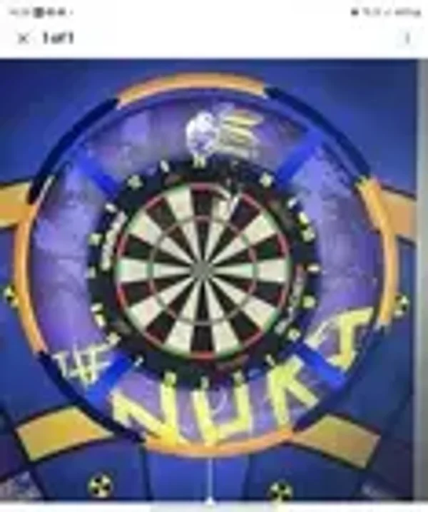 3D Printed Dartboard Ring Light, Made to order and a choice of colours and LED's