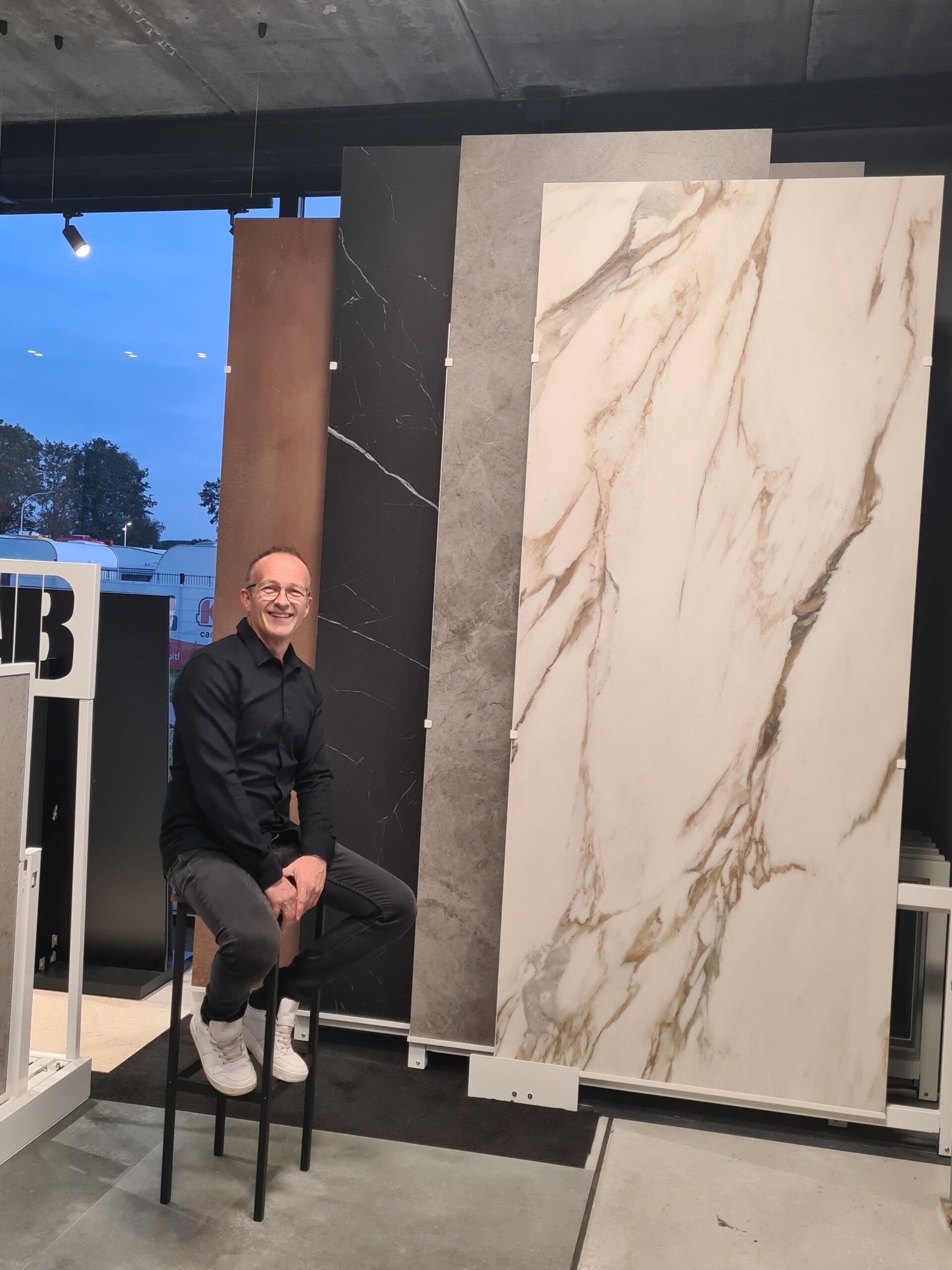 Tegel showroom
