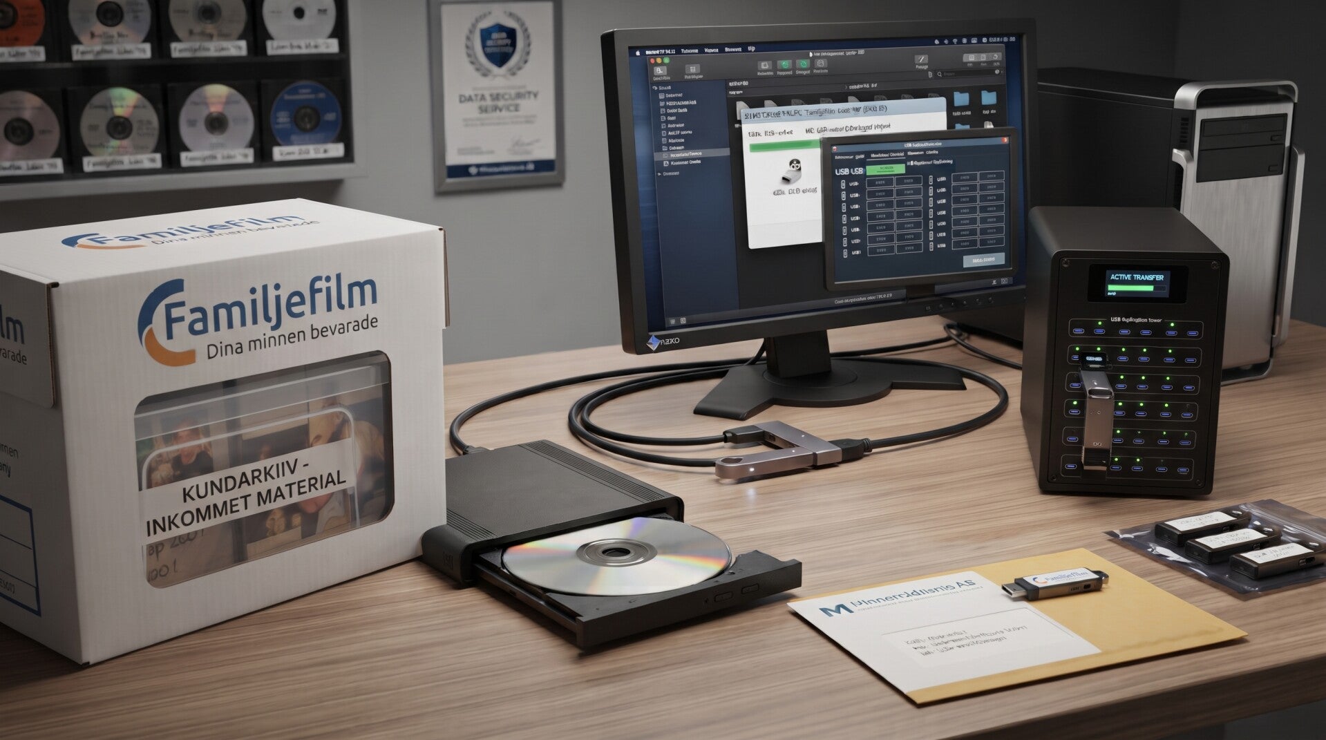Överföra DVD till USB med Familjefilm