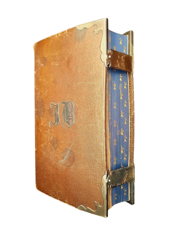 (1861) Clasped Roman Missal with Gauffered Page Edges