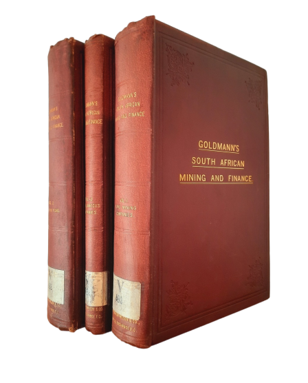Goldmann, Charles Sydney; Kitchin, Joseph - SOUTH AFRICAN MINES [3 volumes] (1895-1896)