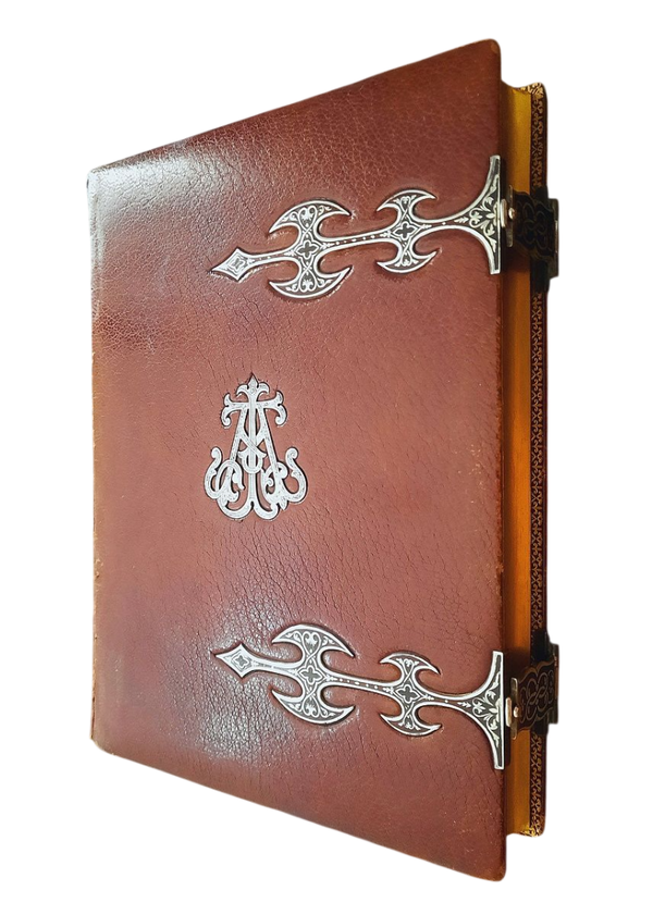 (1862) Clasped Christian "Book of Hours, according to the Roman Rite" with 245 Chromolithographs