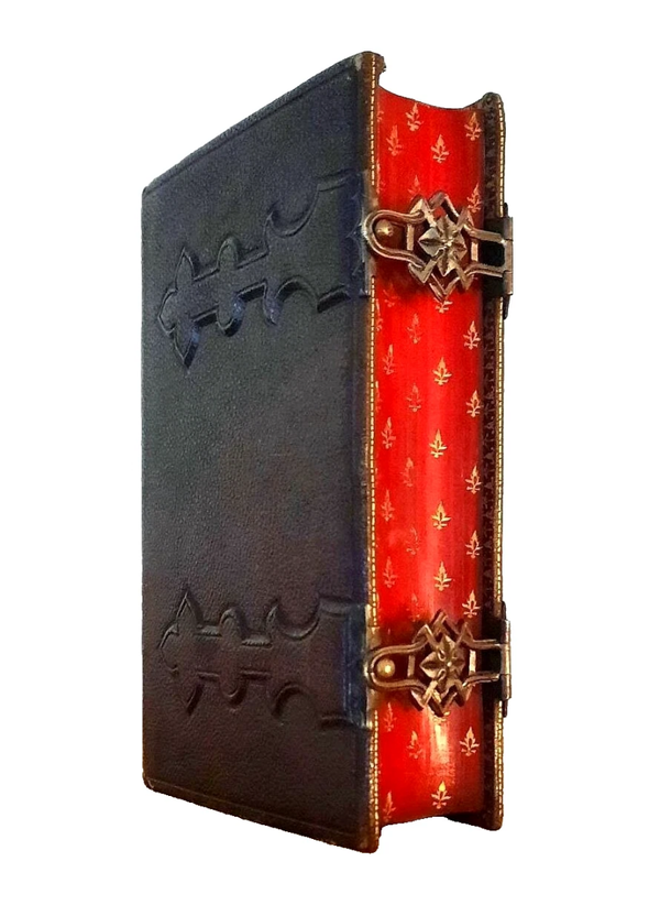 (1859) Clasped Christian Missal with Gauffered Page Edges