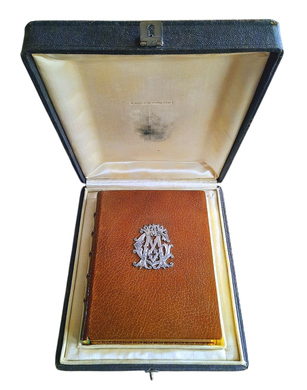 (1860) Boxed Christian "Book of Hours" with 180 Chromolithographs