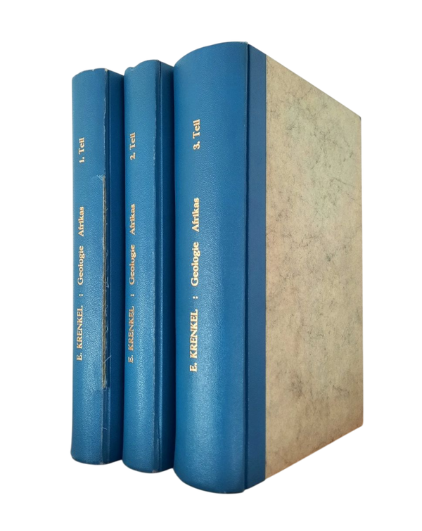 Krenkel, Erich - GEOLOGY OF AFRICA [3 volumes] (1925-1938)