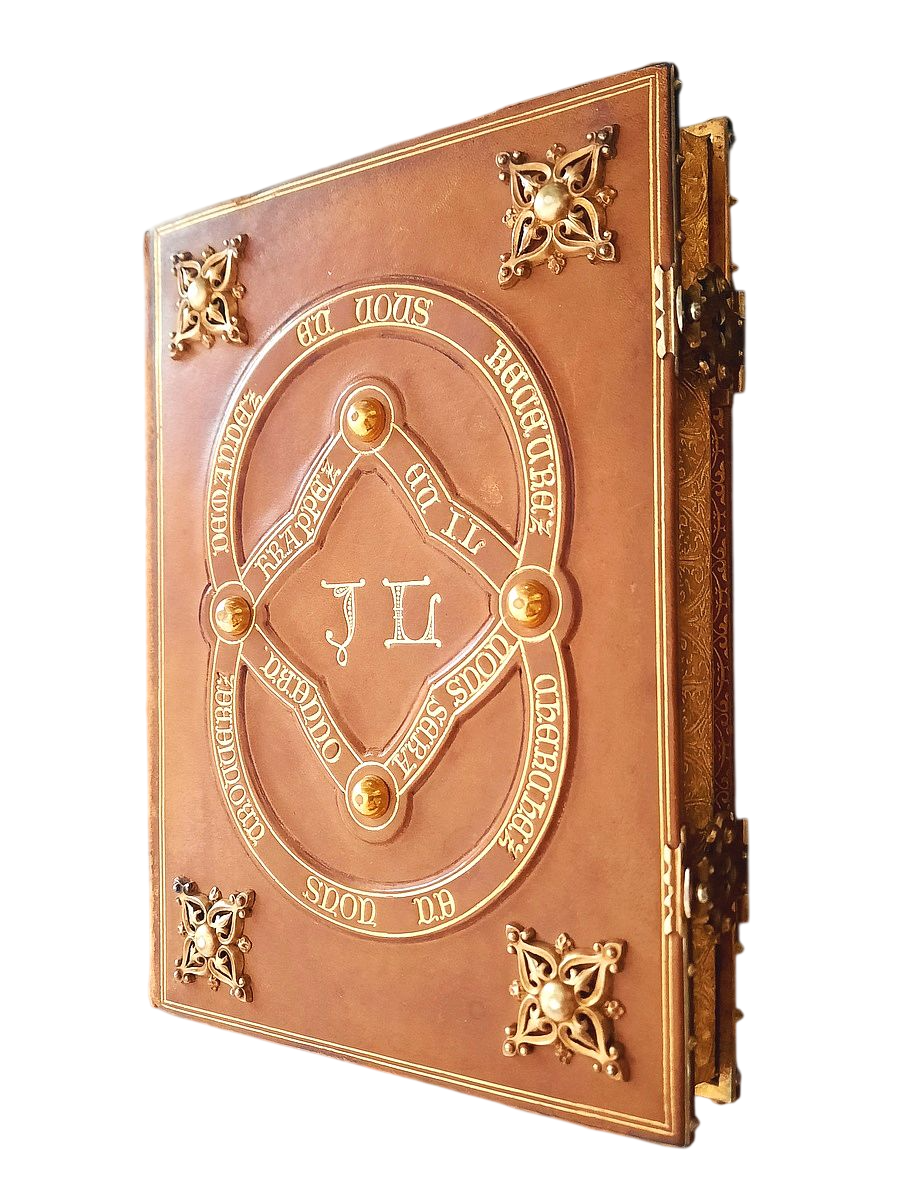 (1846) Unique Clasped & Gauffered page-edges "Book of Hours" with 184 Chromolithographs