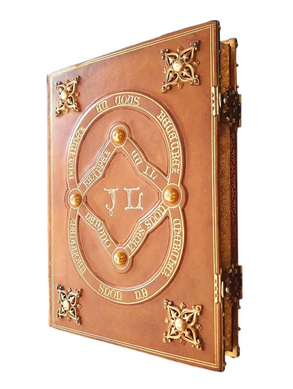 (1846) Unique Clasped & Gauffered page-edges "Book of Hours" with 184 Chromolithographs