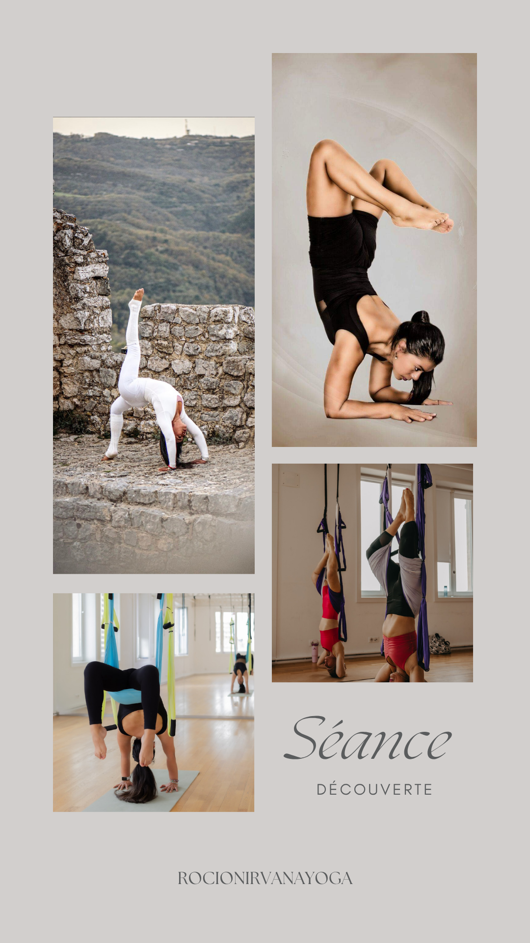 Séance découverte:  Yoga Aérien ou Ashtanga ou Vinyasa
