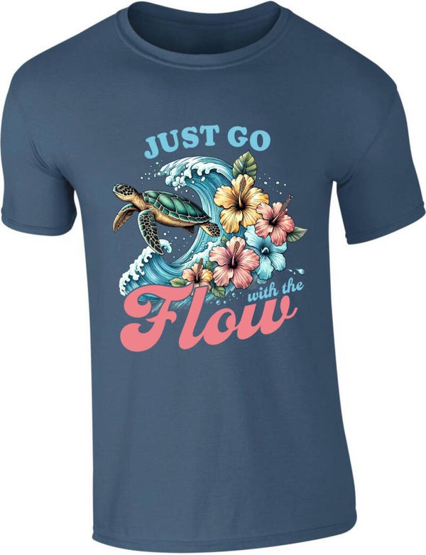 T-shirt “Just go with the flow”