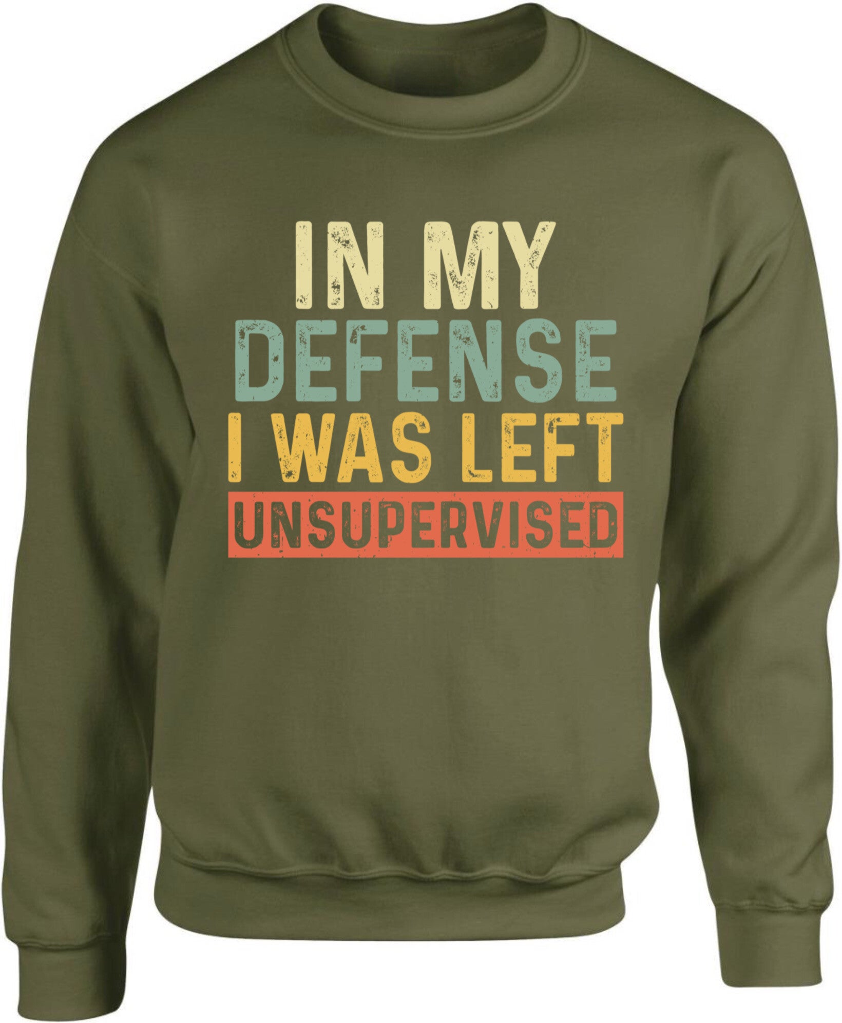 Sweater “In my defence”