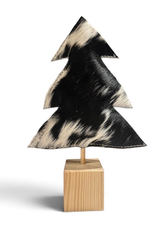 Kerstboompjes van koeienhuid klein (1)