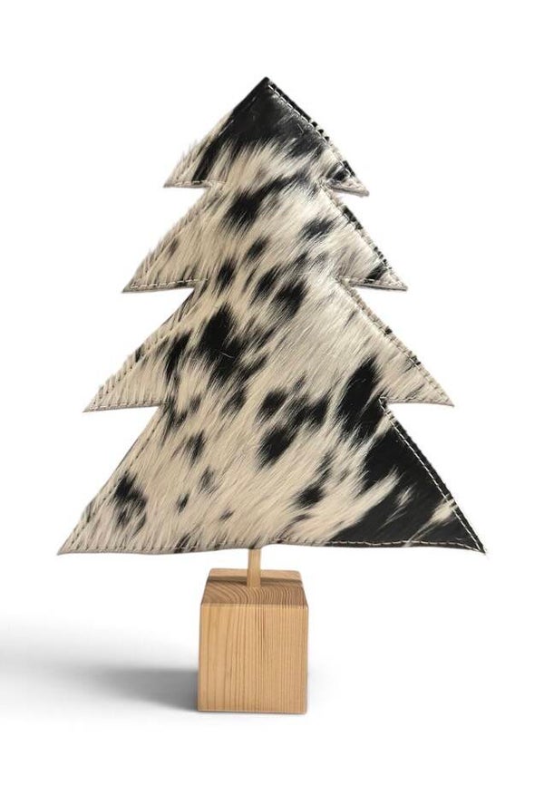 Kerstboompjes van koeienhuid groot (1)