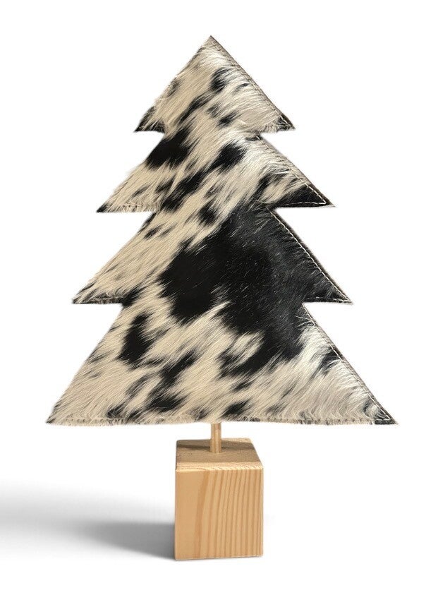 Kerstboompjes van koeienhuid groot (2)