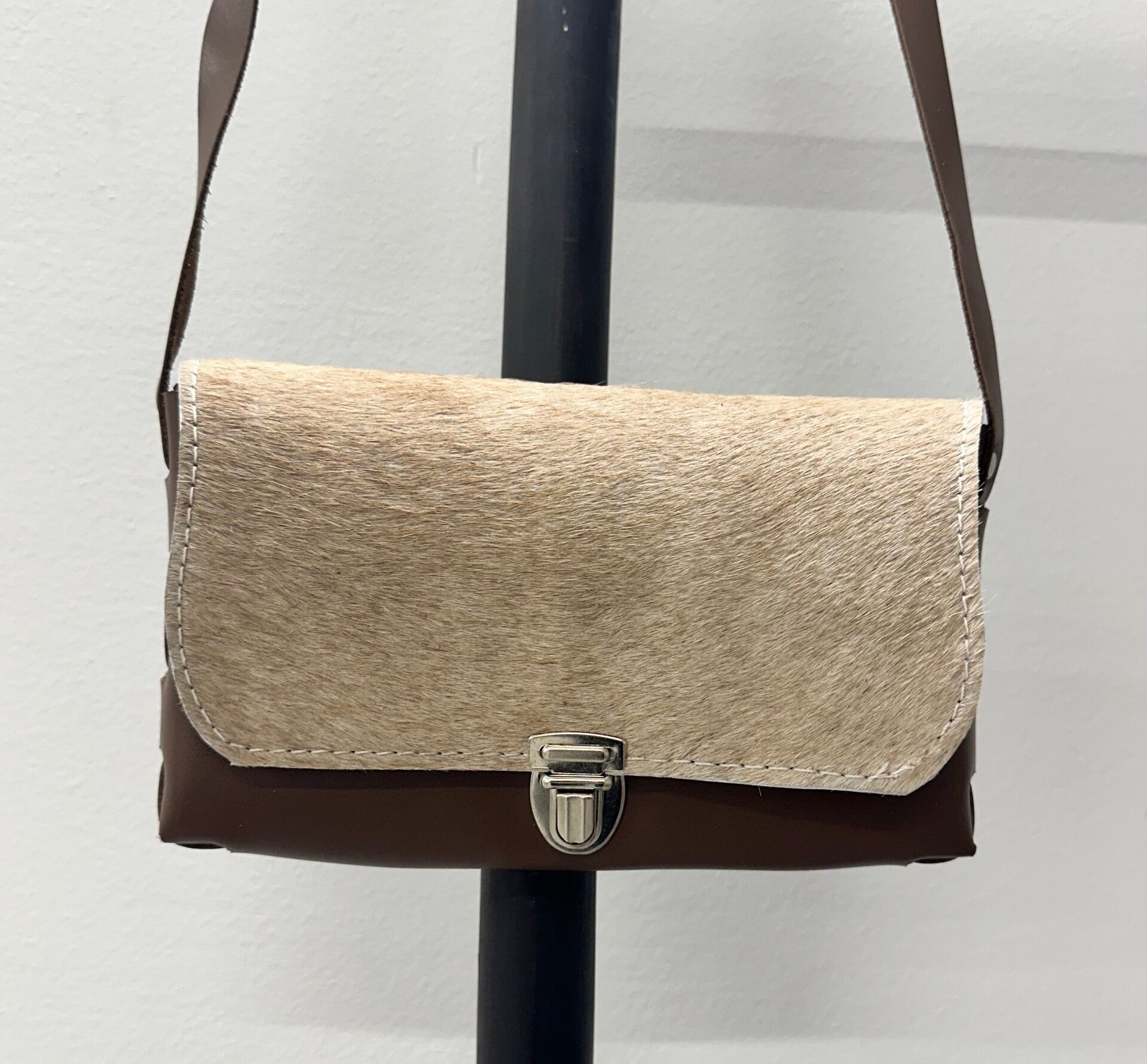 Schoudertasje bruin/beige