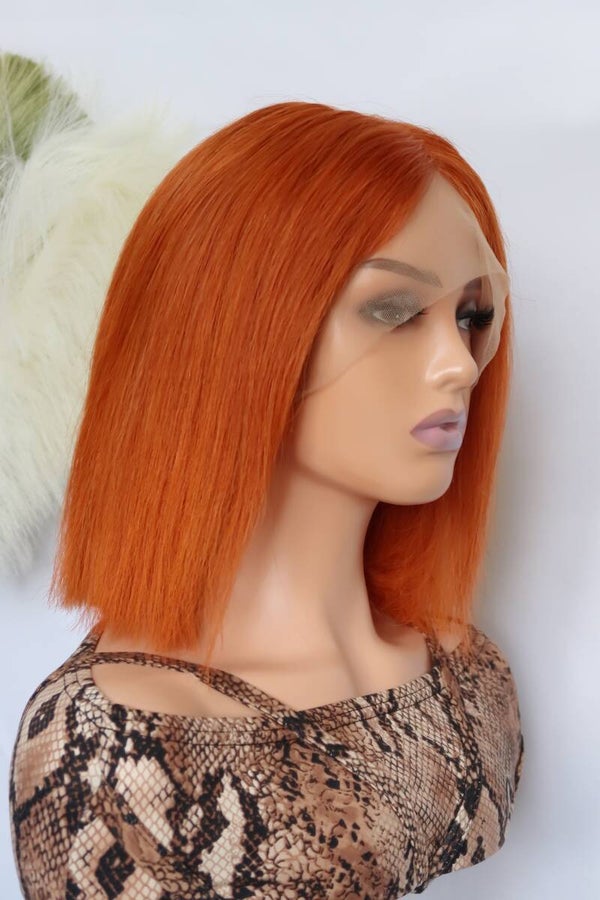 Short Bob Wig Ombre Lace Front Wigs